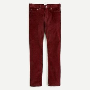 J. Crew 770 Straight-Fit pant in corduroy 32x32 Red